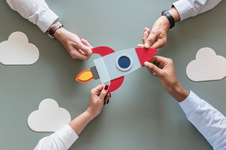 Gens d'affaires entrepreneurs