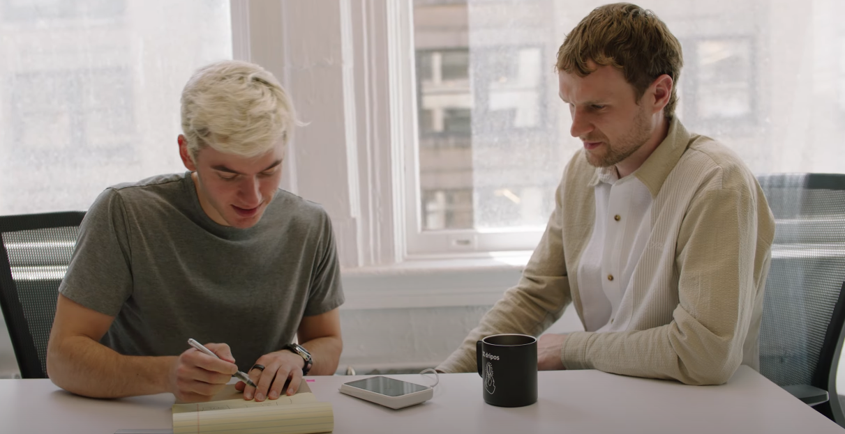 Avery Durrant, Jack Pawlik, Dripos, logiciel, café