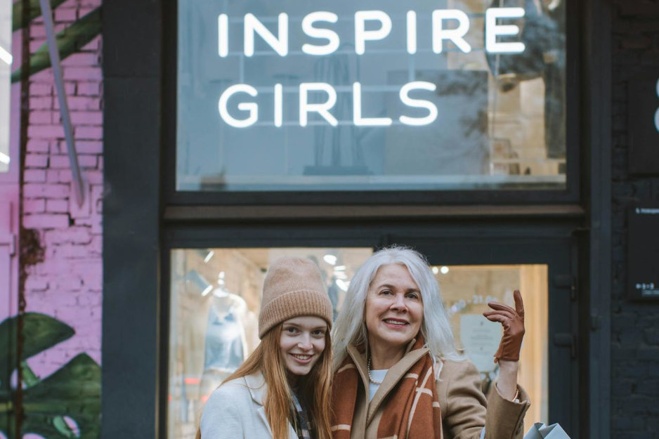Enseigne de magasin à l'entrée