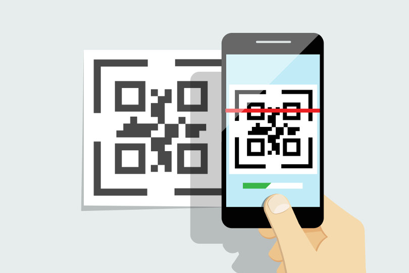 Scanner un code QR à l'aide d'un smartphone