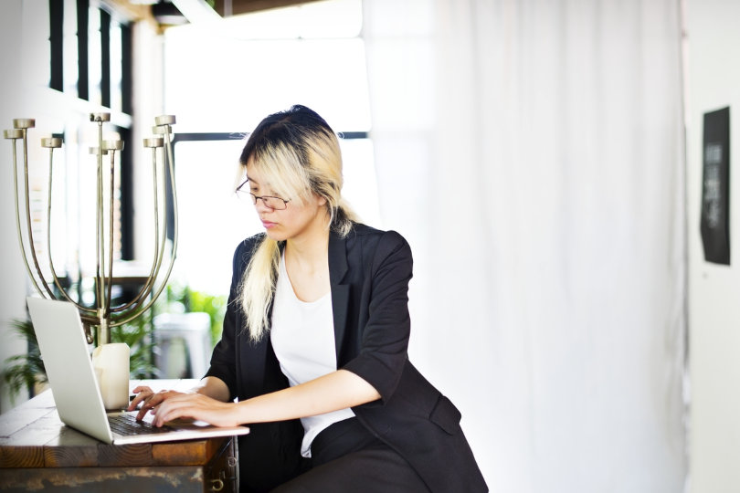 Apprentissage de femme d'affaires