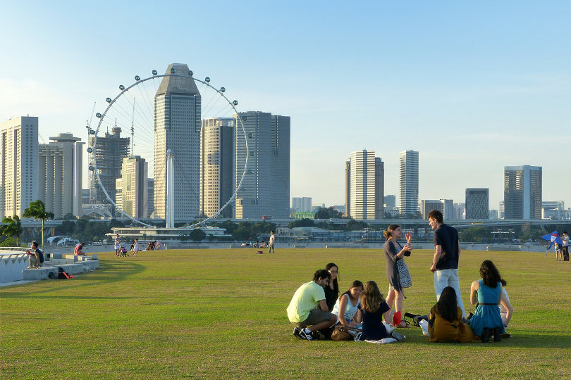 Marina Barrage Singapour