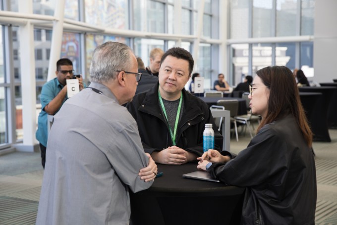 TechCrunch Disrupt 2024 BrainDate Reeping with Investor