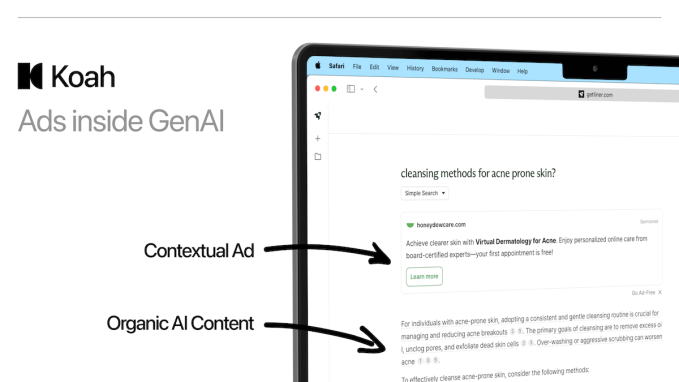 Koah recueille 5 millions de dollars pour apporter des annonces dans les applications AI
