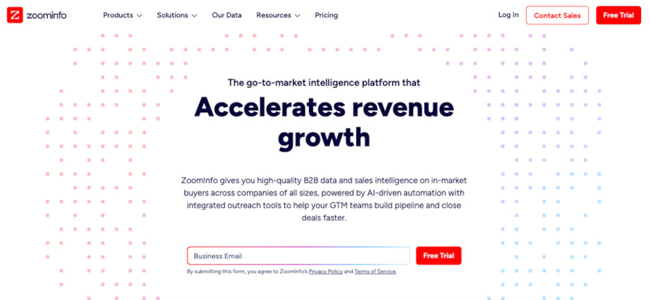 ZoomInfo - capture d'écran