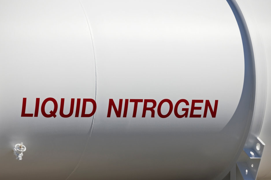 Réservoir d'azote liquide