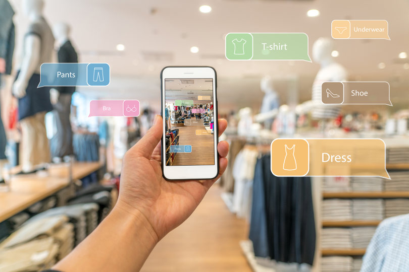Application de réalité augmentée de mode