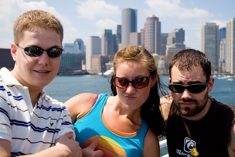 S'amuser avec des collègues lors d'une sortie d'entreprise