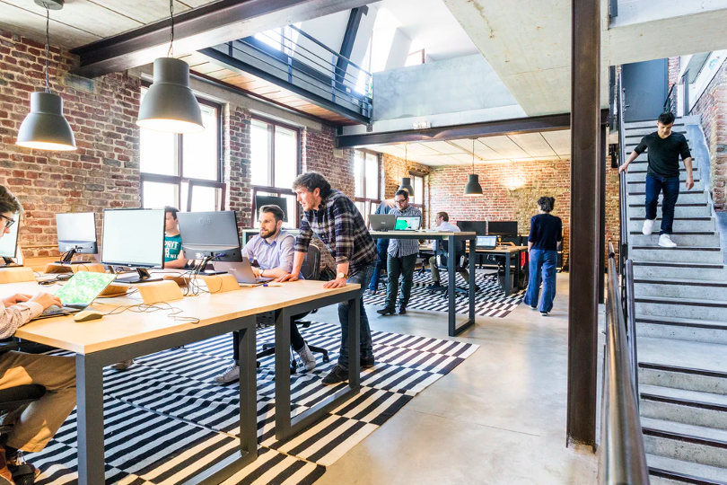 Espace de bureau pour startup