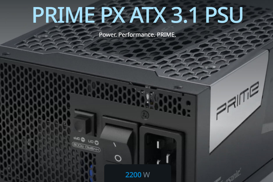 PRIME PX ATX 3.1 PSU 2200 WATTS - Capture d'écran