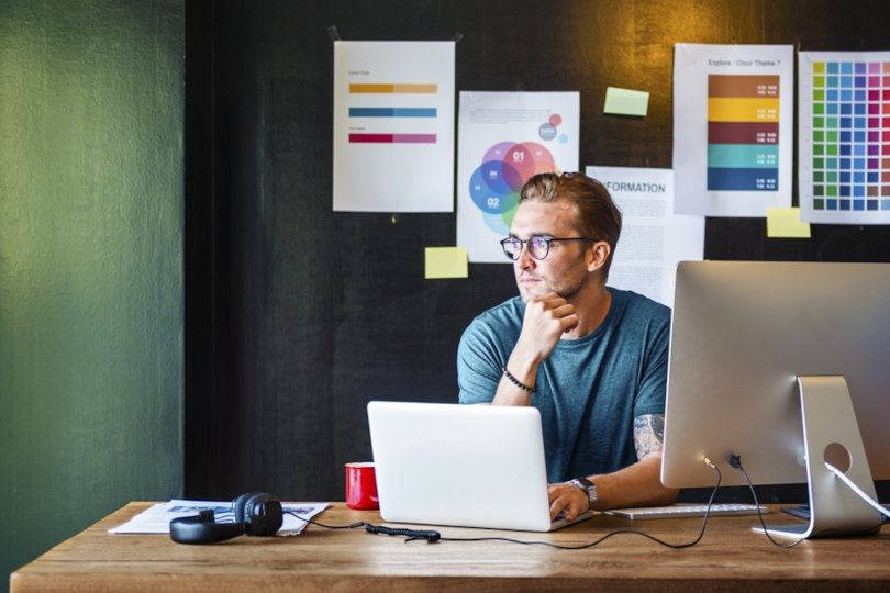 Espace de bureau à domicile