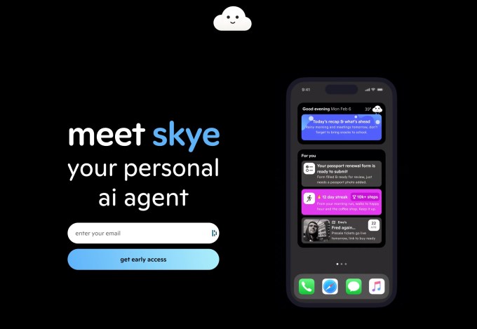 Les investisseurs soutiennent l'application d'écran d'accueil IA de Skye pour iPhone avant son lancement