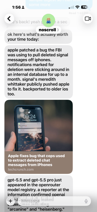 Rencontrez Noscroll, un robot IA qui effectue votre défilement funeste pour vous