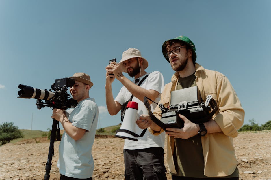 Équipe de production de films