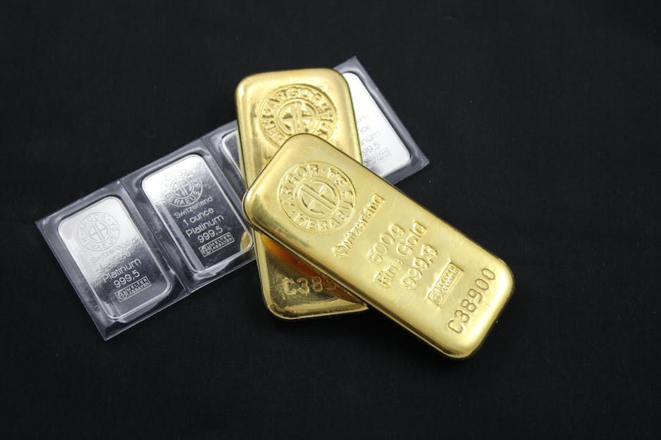 Lingots d'or et d'argent