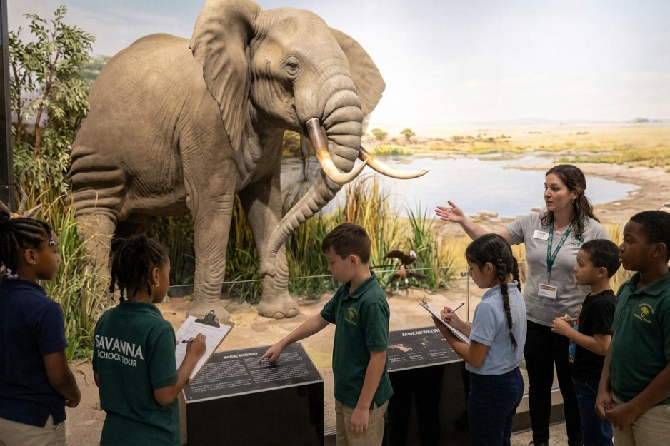 Explorez la faune africaine au Musée des sciences naturelles de Houston