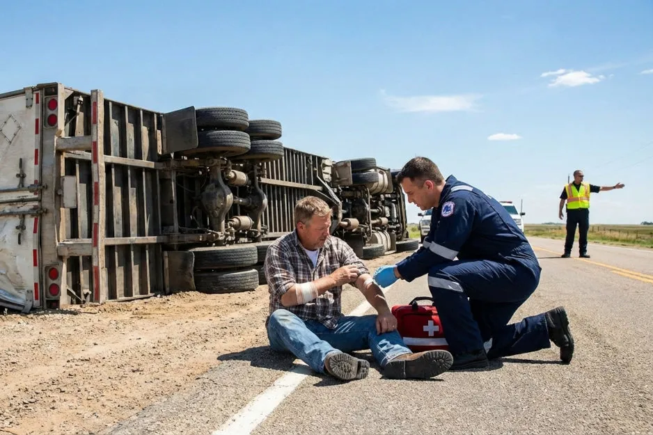 Indemnisation accident de camion