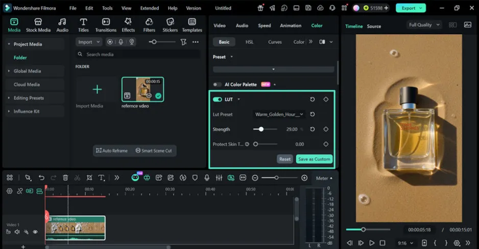 Appliquer une LUT 3D