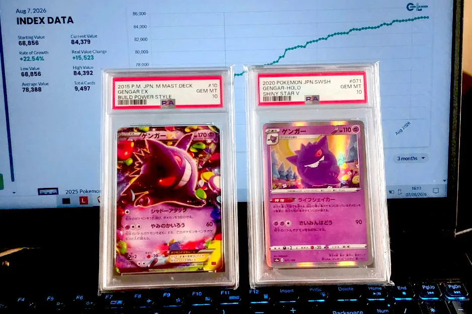 Cartes Pokémon Gengar classées PSA 10