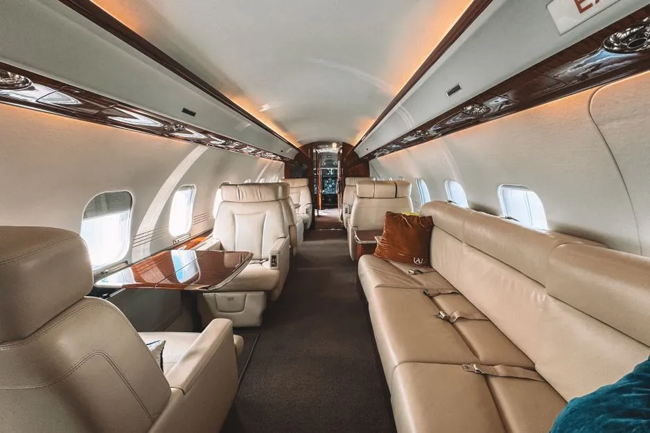 Cabine de jet privé