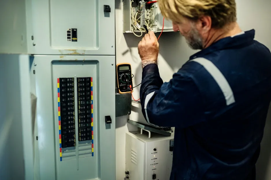 Réparation sur place par un électricien