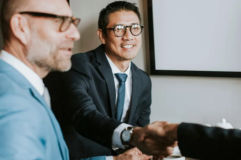 Réunion d'acquisition d'entreprise