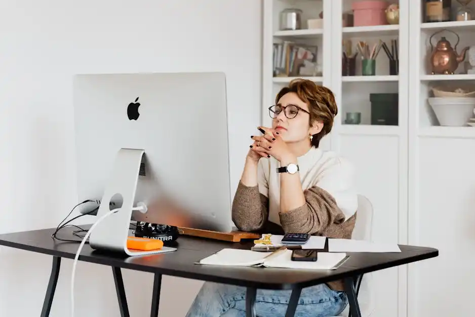 Propriétaire de petite entreprise analysant les indicateurs économiques